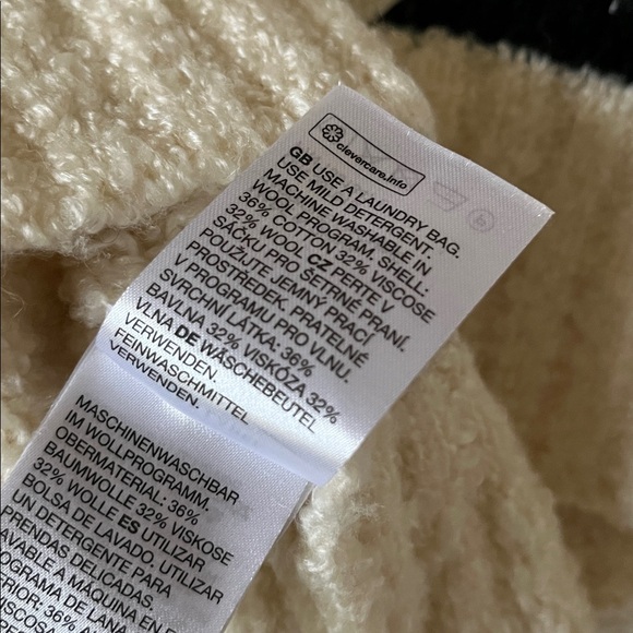 & Other Stories Cream Chunky Polka Dot Sweater - Picture 5 of 7